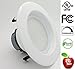 Bioluz LED 4” LED Retrofit Recessed Light 65W Equivalent (Using 10W) 700 Lumen, 90 CRI, Dimmable, UL-Listed CEC JA8 Title 24 Compliant (8-Pack, 3000K Soft White)