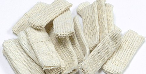 FINGER COTS COTTON GUARDS ELASTIC JEWELRY HANDLING PROTECTION PACK/ 20 - Thumbnail 6