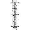Hawk Helium 30" Lightweight Aluminum Treestand Climbing Sticks with Fold Up Steps and Boot Grabbing Grooves (1-Pack/3-Pack)