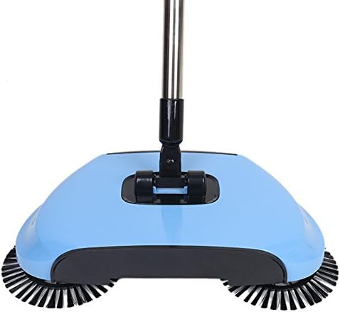 3 in 1 Automatic Push Sweeper Broom Without Electricity Dustpan , Lazy Household Sweeping 360 Degree Rotating Machine Cleaner Robort