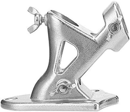 VIVIANE Flagpole Holder Advertising Flagpole Base, Custom Double Hole 45 Degree Flagpole Aluminum Base, Aluminum Alloy+Flagpole 2.0m, 2.5m, 3.0m (Size : 3.0m)