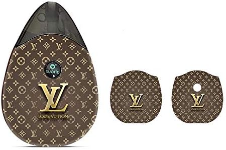 Suorin Drop Decal Protective Sleeve | Suorin Drop Skin | Suorin Drop Sticker | Suorin Drop Wrap (LV Gold)