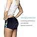 Twotwowin Women's 3D Padded Cycling Shorts Coolmax Quick Dry Lightweight Breathable Bicycle Bike Underwear (8-S(Waist 25.2''-30.0''))