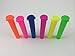 Set of (9) Neon Cute Containers Poppers Minis Medical Rx Prescription Vial Tube Doob Waterproof Odor Proof 3.75