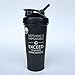 Exceed Your Own Expectations Blender Bottle Shaker, 28oz Protein Shaker Bottle (Black - 28oz)