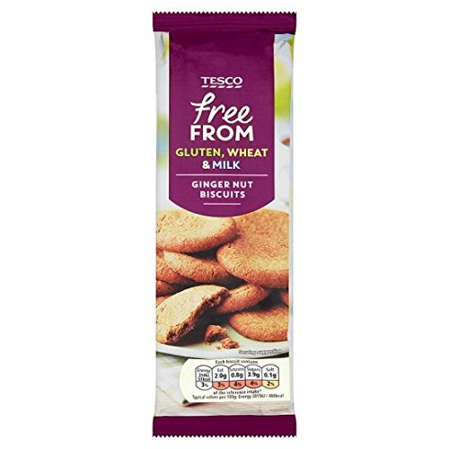 Tesco Free From Ginger Nuts Biscuits 180G Amazon.co.uk Grocery