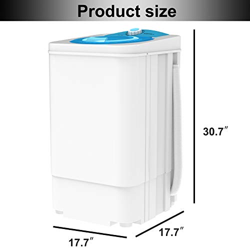 KUPPET Portable Mini Compact Spin Dryer For Laundry /1500 RPM 110V,17