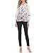 Ivanka Trump Women's Floral Border Print Peasant Top
