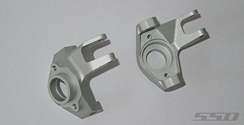 SSD RC Pro Aluminum Knuckles for SCX10 II (Silver)