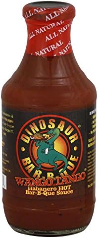 Wango Tango Habanero Hot BBQ Sauce- Case of 6 19oz. Net weight bottles