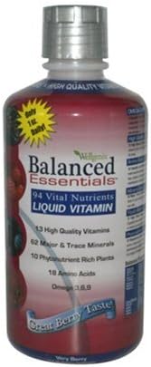 Balanced Essentials Liquid Nutritional Supplement, 32 Ounces - Very Berry by Balanced Essentials