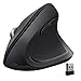 VicTsing Ergonomic Mouse, 2.4G Optical Wireless Vertical Mouse with Adjustable DPI 1000/1600/2000/2400, 6 Buttons for PC, Desktop, Laptop(Black)