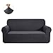 CHUN YI 1-Piece Jacquard High Stretch Sofa Slipcover, Polyester and Spandex 3 Seater Cushion Couch Cover Coat Slipcover, Furniture Protector Cover for Sofa and Couch (Sofa, Gray) primary