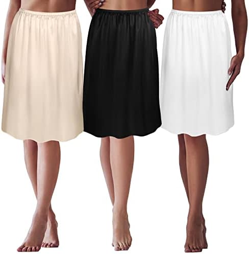 chinese dress ladies Vlazom Women's Satin Half Slip Under Slip Long Underskirt Half Slips for Under  Dresses Slip Side Slit Black Size Small at Amazon Women's Clothing store main image 0