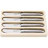Laguiole Style de Vie Botermessen Premium Line, 4-delig, RVS, In houten verpakking, Voor verschillende soorten boter en…