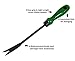 BFA Fresh Garden Tools - Short Handle Landscaping Steel Weeder for Lawn, Garden Weeding