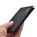 VBAX Microfiber Waterproof RFID Slim Bifold Wallet for Men - Minimalist Front Pocket Card Holder Holds up to 10 Cards and Cash, Light Black