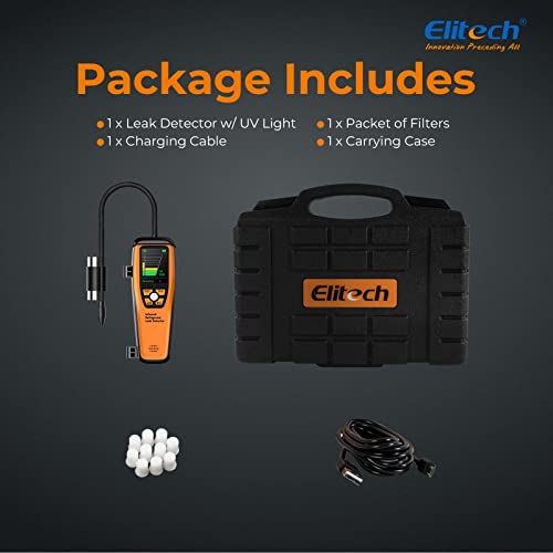 Elitech HVAC Refrigerant Leak Detector 10 Yrs Infrared Sensor Life