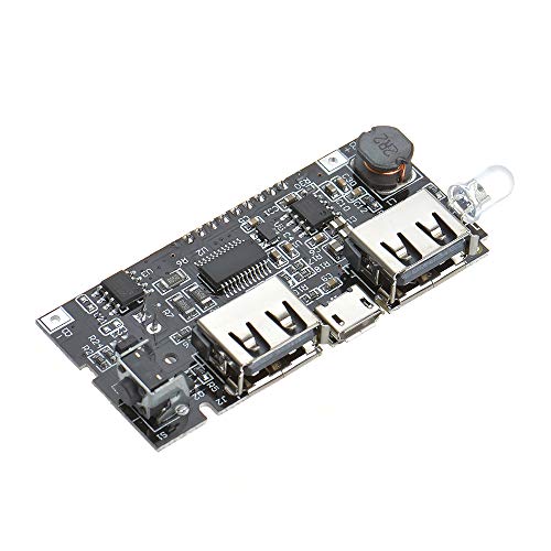 Anmbest 2PCS Dual USB 5V 2.1A 1A Mobile Power Bank 18650 Battery Charger Protection PCB Power Module Accessories for Phone DIY New LED LCD Module Board