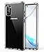 SKYLMW Galaxy Note 10 Plus Case,Note 10+ 5G Cover,Dual Layer Shockproof Hybrid Soft TPU & Hard Plastic High Impact Protective Cases fit Galaxy Note 10+ 2019 for Women/Men/Girls/Boys,Clear