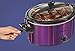 Hamilton Beach 33454 Shimmer Finish Slow Cooker, Purple, 5 quart