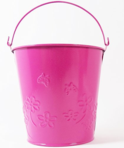 Set of 4 Painted Metal Pails - Size 5.5 inches - Thumbnail 4