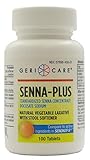 Senna Plus Natural Vegetable Laxative with Stool Softener - 100 Tablets