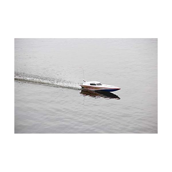 Zhangl 70cm Maxi-RC Speedboat 40 km/h High Speed ​​Remote Controlled Yacht 7,2V 1800mAh 150M Fernsteuerungsabstand… – Bild 8