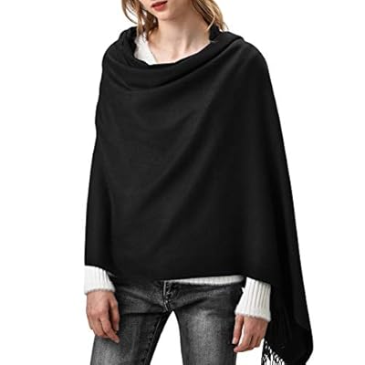 Women Pashmina Blanket Scarf Shawl Cashmere Feel Winter Large Oversized Scarves Wraps for Evening Dress