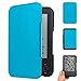 WALNEW Case Cover for Kindle 3 - Ultra Lightweight PU Leather Smartshell Cover for Kindle Keyboard(3rd Generation) Tablet, Light Blue