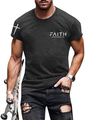 Amazon.com: iudam Mens Short Sleeve Cotton T-Shirts Crew Neck