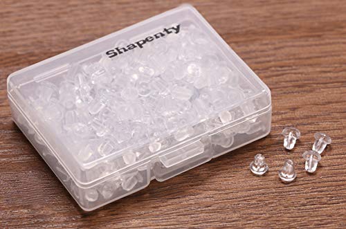 1 Shapenty+Plastic+Earring+Replacement+100Pairs