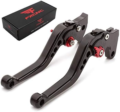 FXCNC CNC Aluminum Short Adjustable Brake Clutch Levers for YZF R3 R25 2013-2020, MT-03 MT-25 MT03 MT25 2015-2020