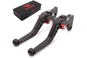 FXCNC CNC Aluminum Short Adjustable Brake Clutch Levers Compatible with YFM700 Raptor 700 R 2008-2022, YFZ450 YFZ450R YFZ450X 2008-2020, YFM250 Raptor 2008-2013, Raptor 250R 2011