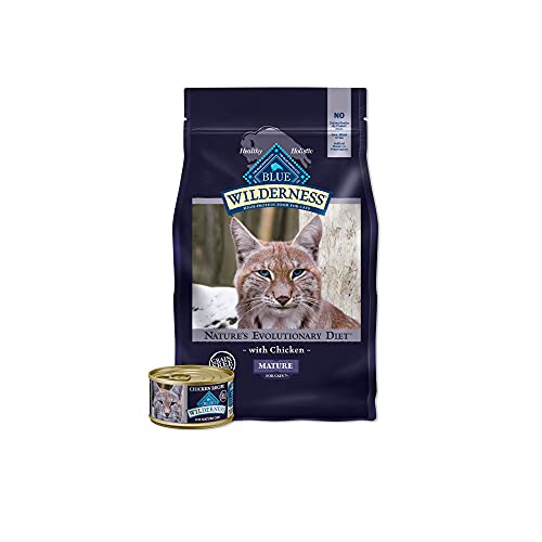 Blue Buffalo Wilderness High Protein Natural Mature Grain Free Cat Food