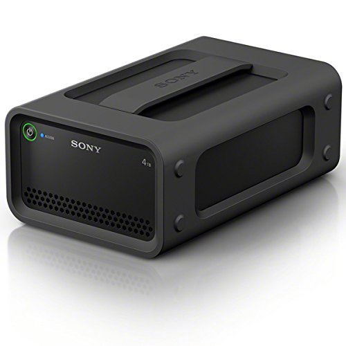 Sony 4TB Ruggedized HDD RAID Hard Drive with Thunderbolt 2, USB 3.0, Black (PSZRA4T/BQ)