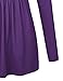 Ninedaily Women Long Sleeve Draped T-shirt Scoop Neck Flattering Tunic Tops
