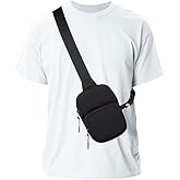 MDJYMYZ Crossbody Sling Bag Men, Cell Phone Shoulder Holster Men, Neoprene Waterproof Shoulder Backpack Chest Crossbody Bag