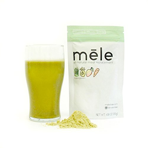 Mele, All-Natural Meal Replacement, Supergreen // 500 calories // NO ADDED SUGAR, NON-GMO, NO SOY, NO PRESERVATIVES, NO TRANS FATS Mele, All-Natural Meal Replacement, Supergreen // 500 calories // NO ADDED SUGAR, NON-GMO, NO SOY, NO PRESERVATIVES, NO TRANS FATS