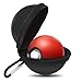 Portable Carrying Case for Nintendo Switch Poke Ball Plus Controller, Accessory Bag for Pokémon Lets Go Pikachu Eevee Game for Nintendo Switch Black