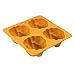 The Kosher Cook Silicone Braided Challah Mold - 4 Small Challettes - Braided Oval Challah Pan - Challah Bread Baking Mold - No Shaping Required