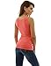 PattyBoutik Women Empire Waist Lace Up Pleated Sleeveless Blouse (Coral Small)