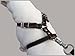 Real Leather Dog Walking Harness Medium Black, 21