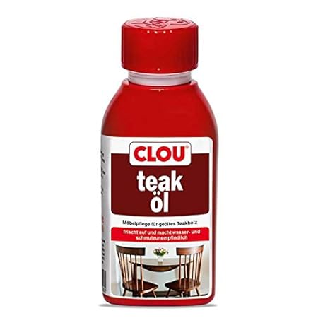 2x150 ml CLOU Möbelpflege Teak-Öl Innen 300 ml