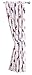 Nickelodeon JoJo Siwa Sweet Life Pink/White Curtain Set (2 Panels, 2 Tiebacks), Sweet Drapes, 4 Piece