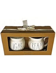 Rae Dunn by Magenta Ceramic Sugar and Cream Boxed Gift Set
