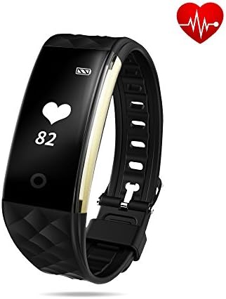Toprime Heart Rate Monitor, Waterproof Activity Tracker with Real-time Heart Rate Sensor, Pedometer, Sleep Monitor, Fitness Tracker for Kids Men Women