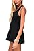 YOINS Women Sleeveless Plunge Neck Open Back Playsuit Pleated Romper
