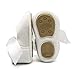 Isbasic Baby Girls Mary Jane Shoes Toddler Soft Sole Anti-Slip Princess Baptism Crib Dress Shoes (0-6 Months, B-White)