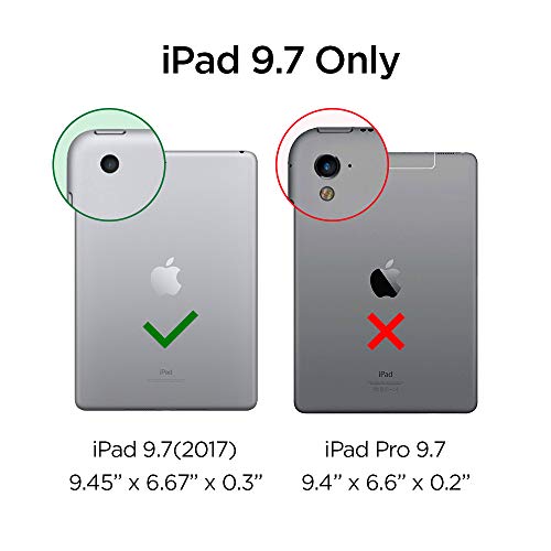 Spigen Tough Armor Compatible con Apple iPad 9.7 (2017) Funda - Oro Rosa - Imagen 3